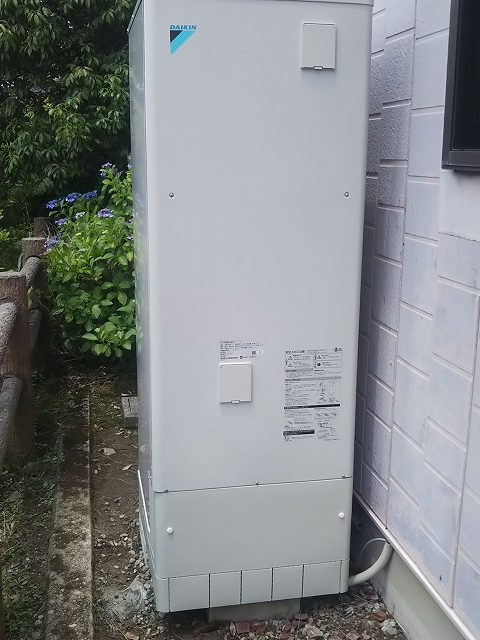 三菱エコキュート370Lから ダイキンエコキュート370Lへ 入替え　富山県滑川市